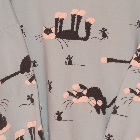 Cat  and Mouse "Snowbird" Lifestyles Vintage Sweatshirt - Picture 6 of 11